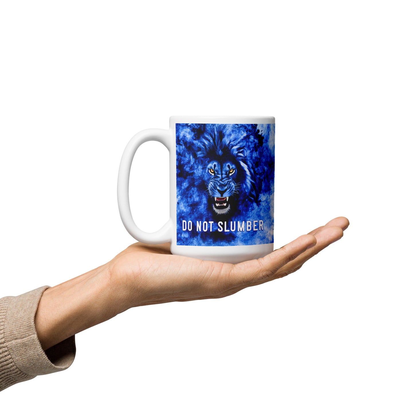 DO NOT SLUMBER LION 1 Peter 5:8 Mug