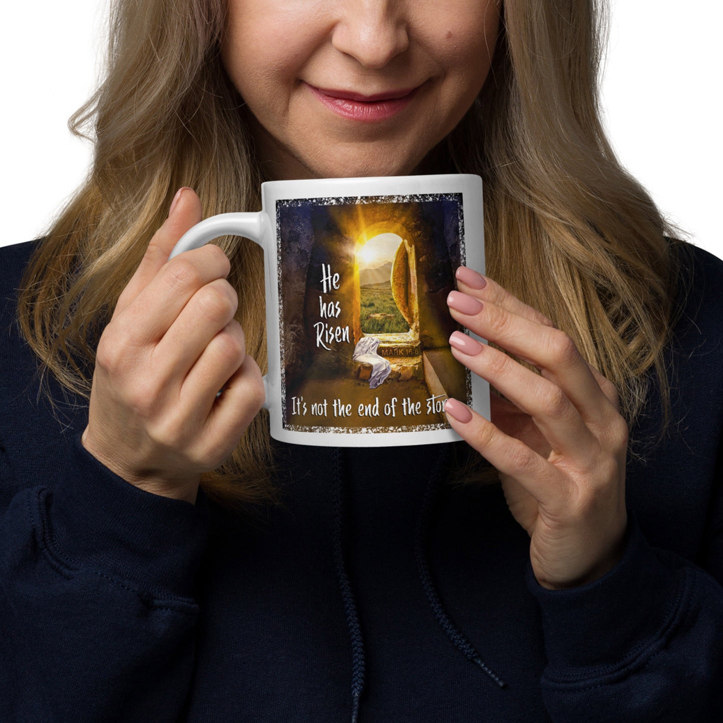 HE IS RISEN Mark 16:6 Mug