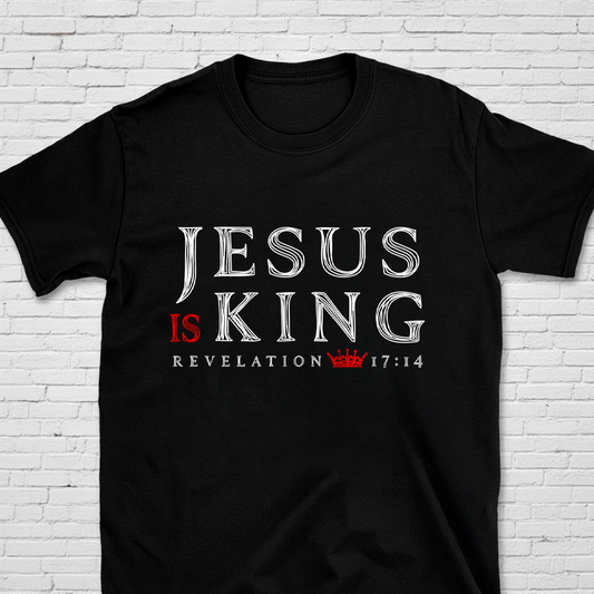Jesus Is King Rev. 17:14 T-Shirt