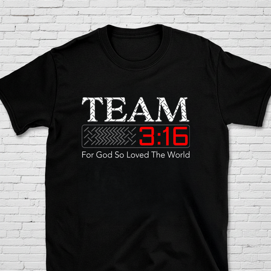 Team 3:16 Diamond plate T-Shirt