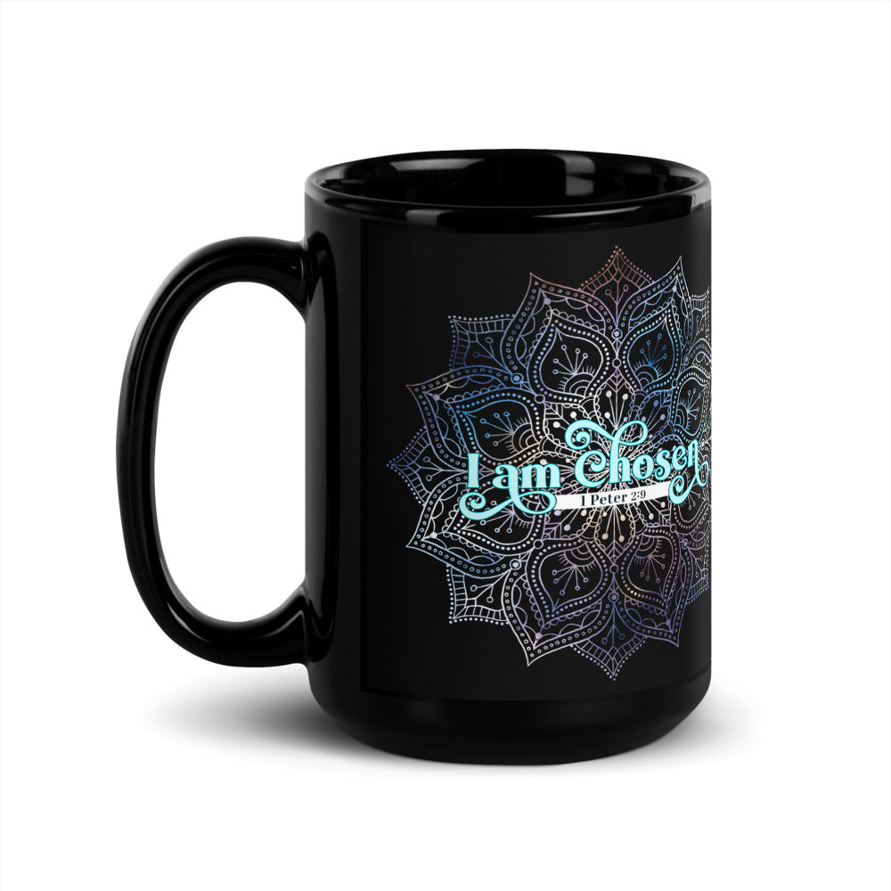 I Am Chosen 15oz Black Coffee Mug