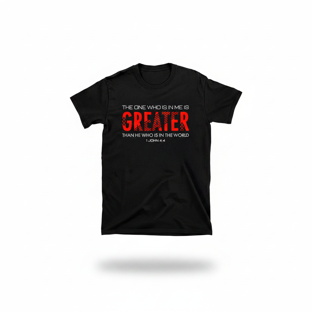 Greater Is He T-Shirt Studio Photo