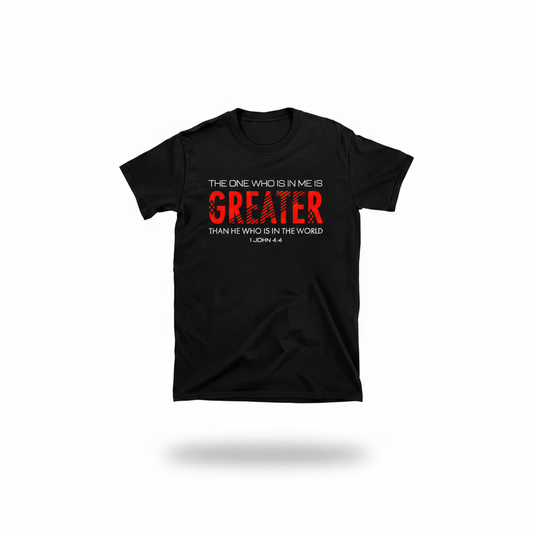 Greater Is He T-Shirt Studio Photo