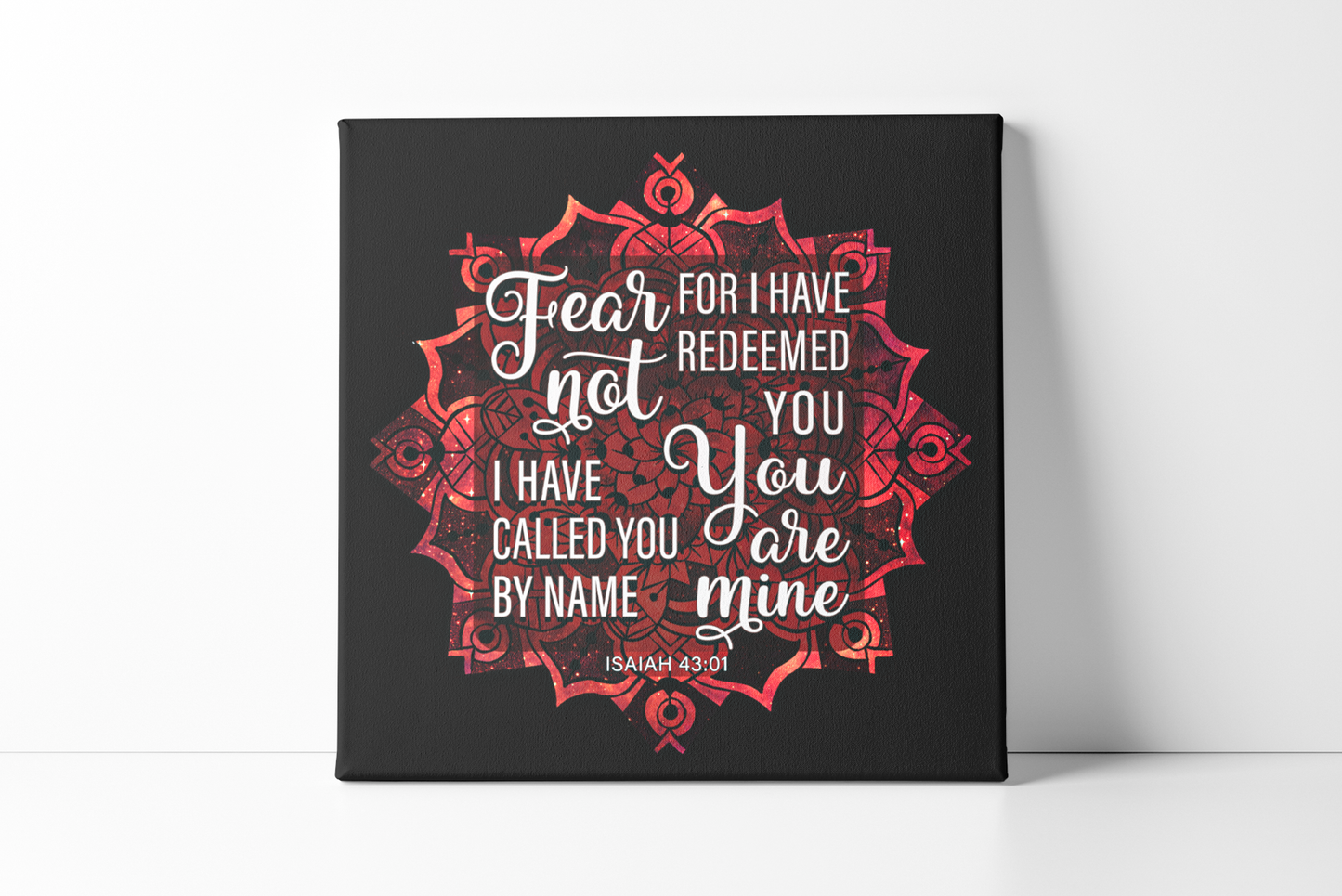 Fear Not For I Have Redeemed You-Isaiah 43:1 Wall Canvas