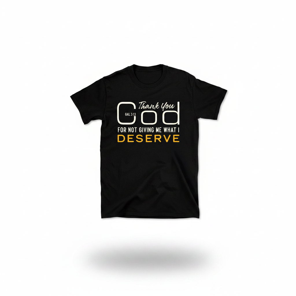 Thank You God T-Shirt Studio Photo