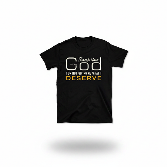 Thank You God T-Shirt Studio Photo