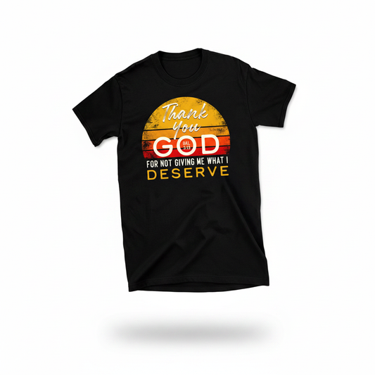 Thank You God T-Shirt Studio Photo