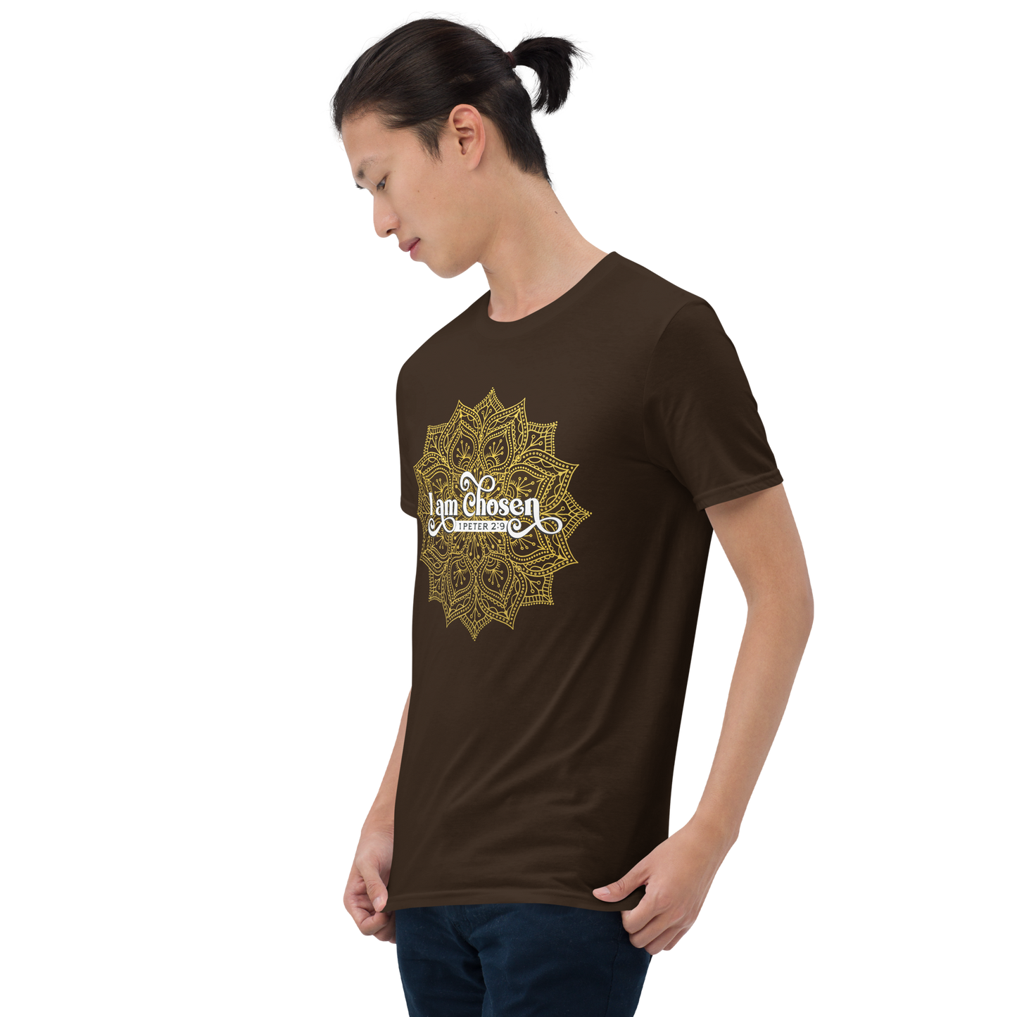 I Am Chosen 1 Peter 2:9 Mandala Christian T-Shirt
