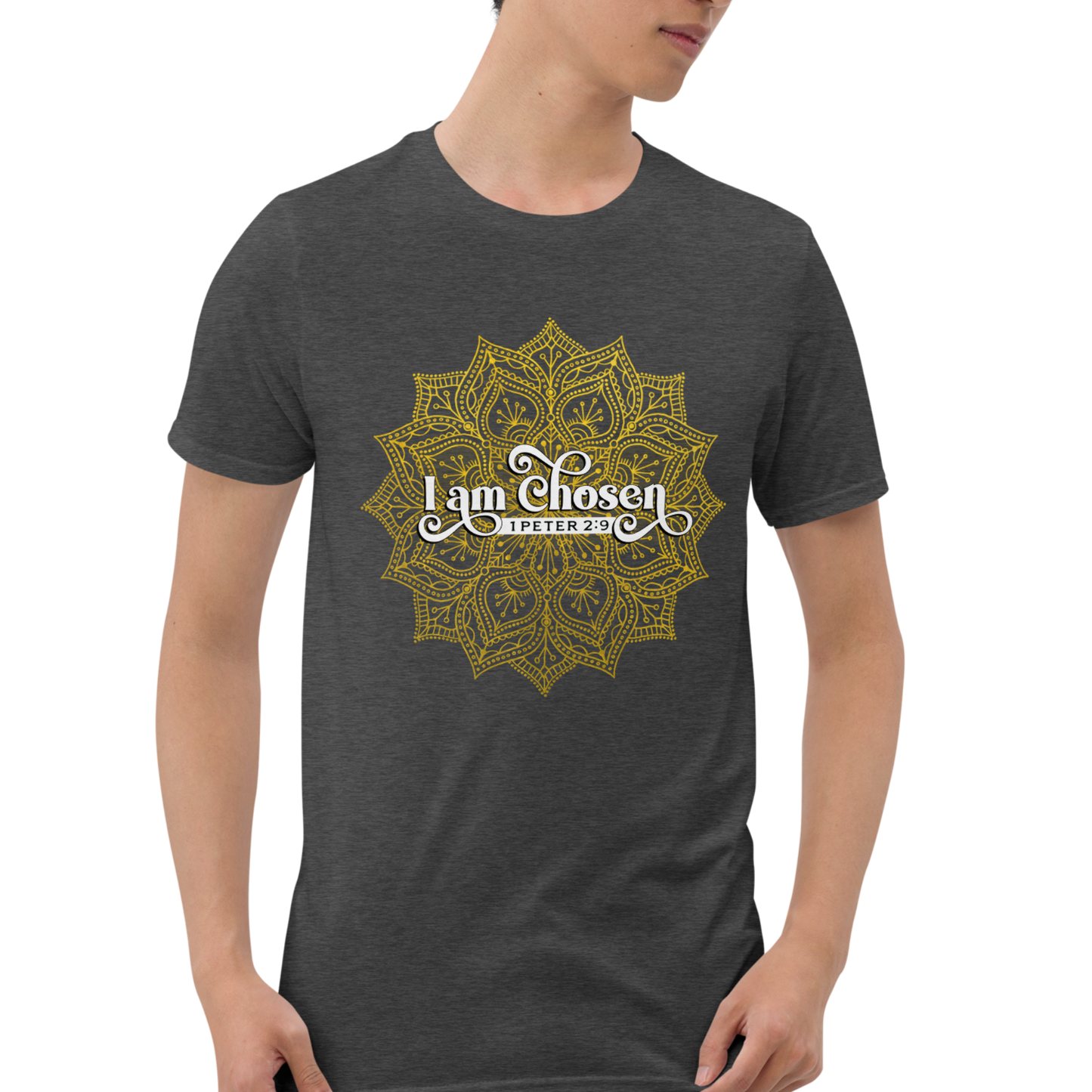 I Am Chosen 1 Peter 2:9 Mandala Christian T-Shirt