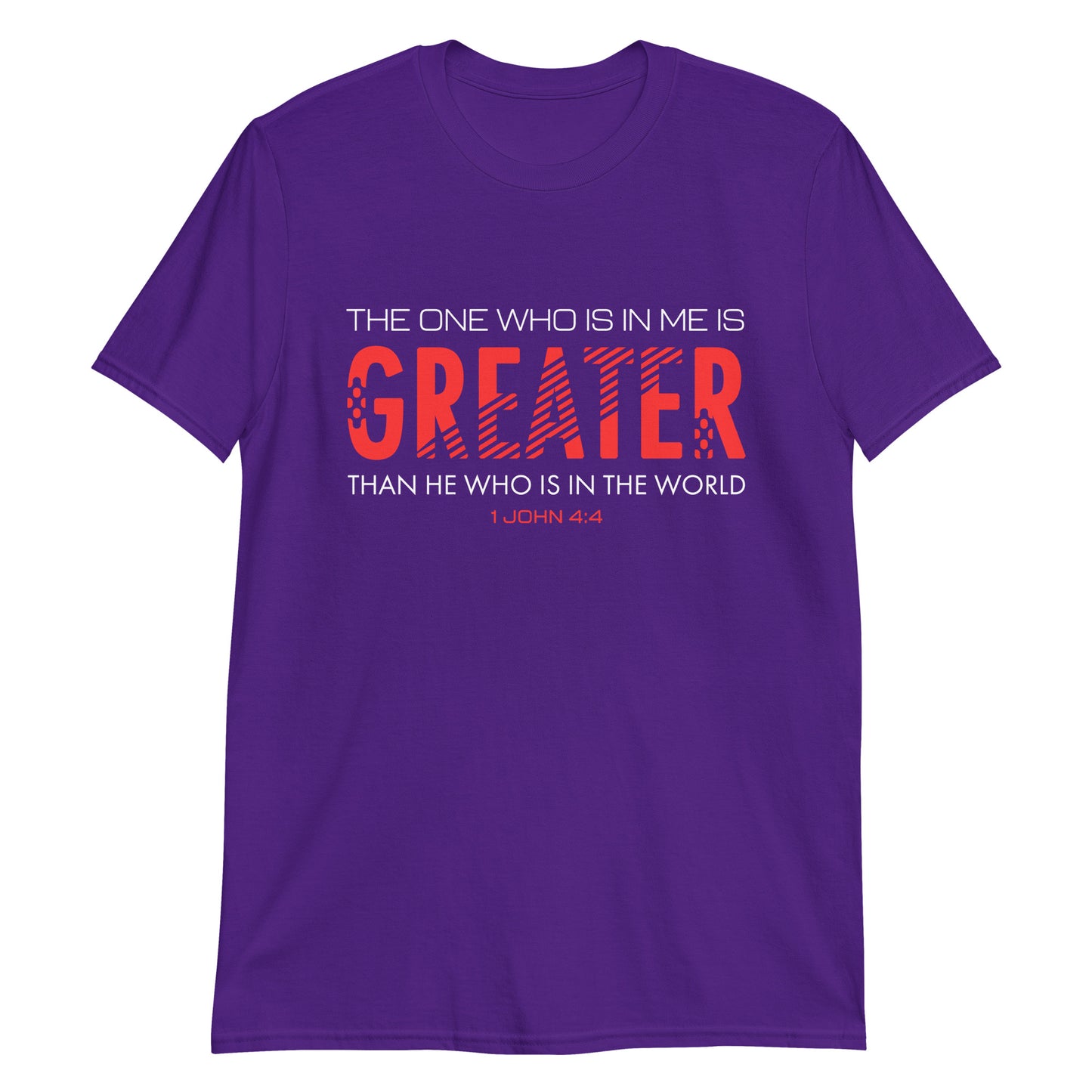 GREATER IS HE 1 John 4:4 T-Shirt