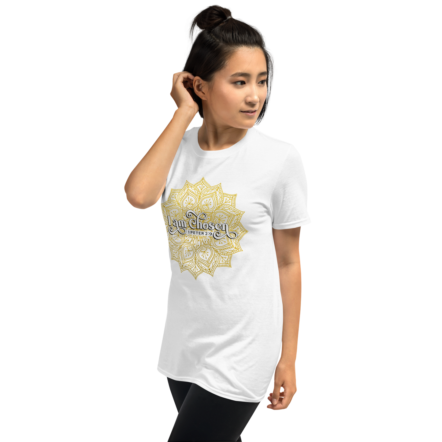 I Am Chosen 1 Peter 2:9 Mandala Christian T-Shirt