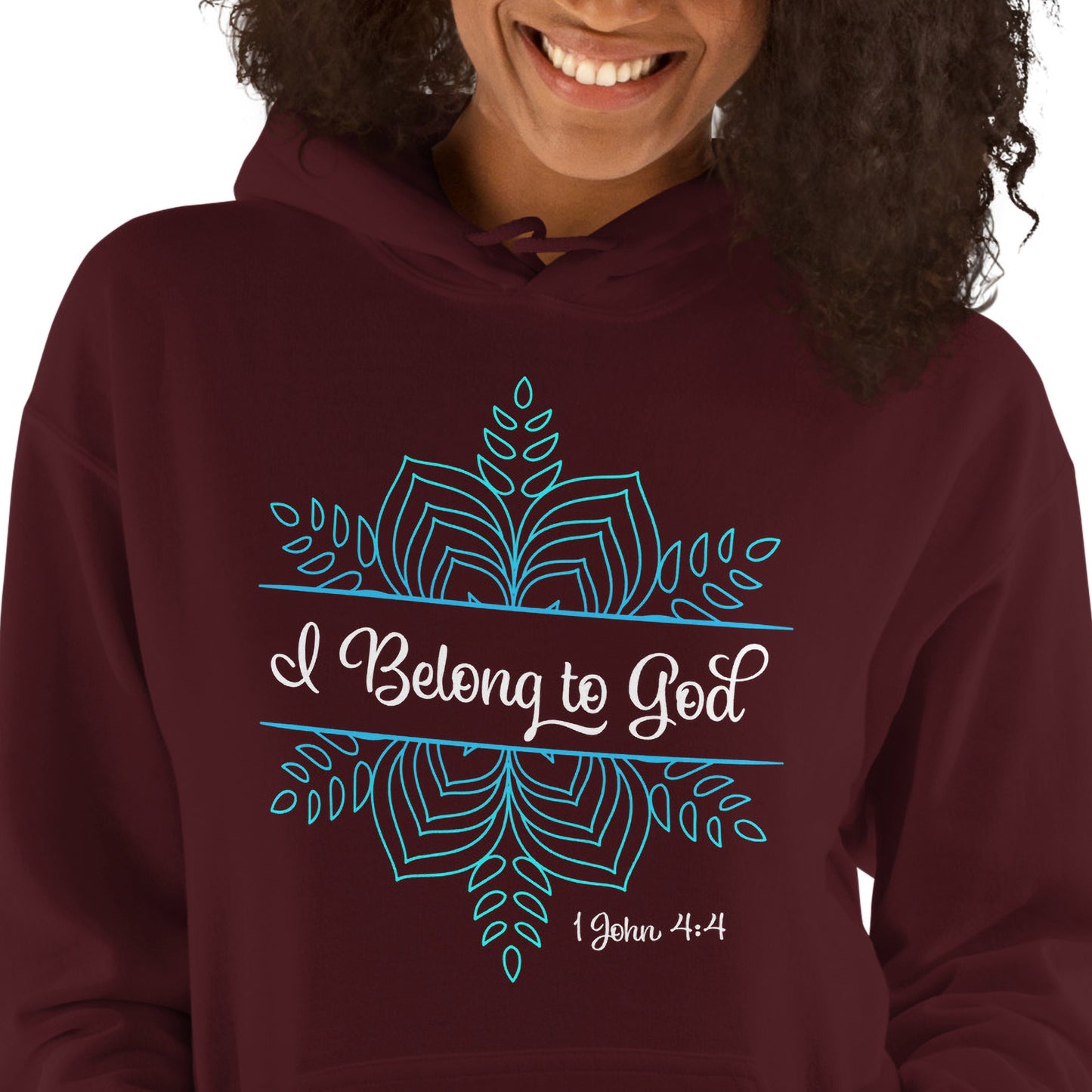 I Belong To God 1 John 4:4 Hoodie