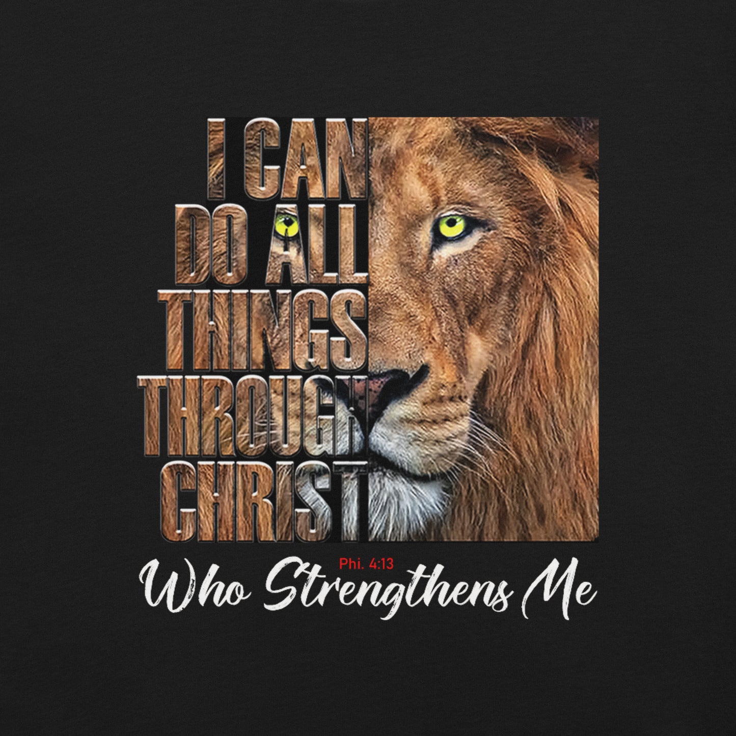 I Can Do All Things Through Christ Philippians 4:13 T Shirt