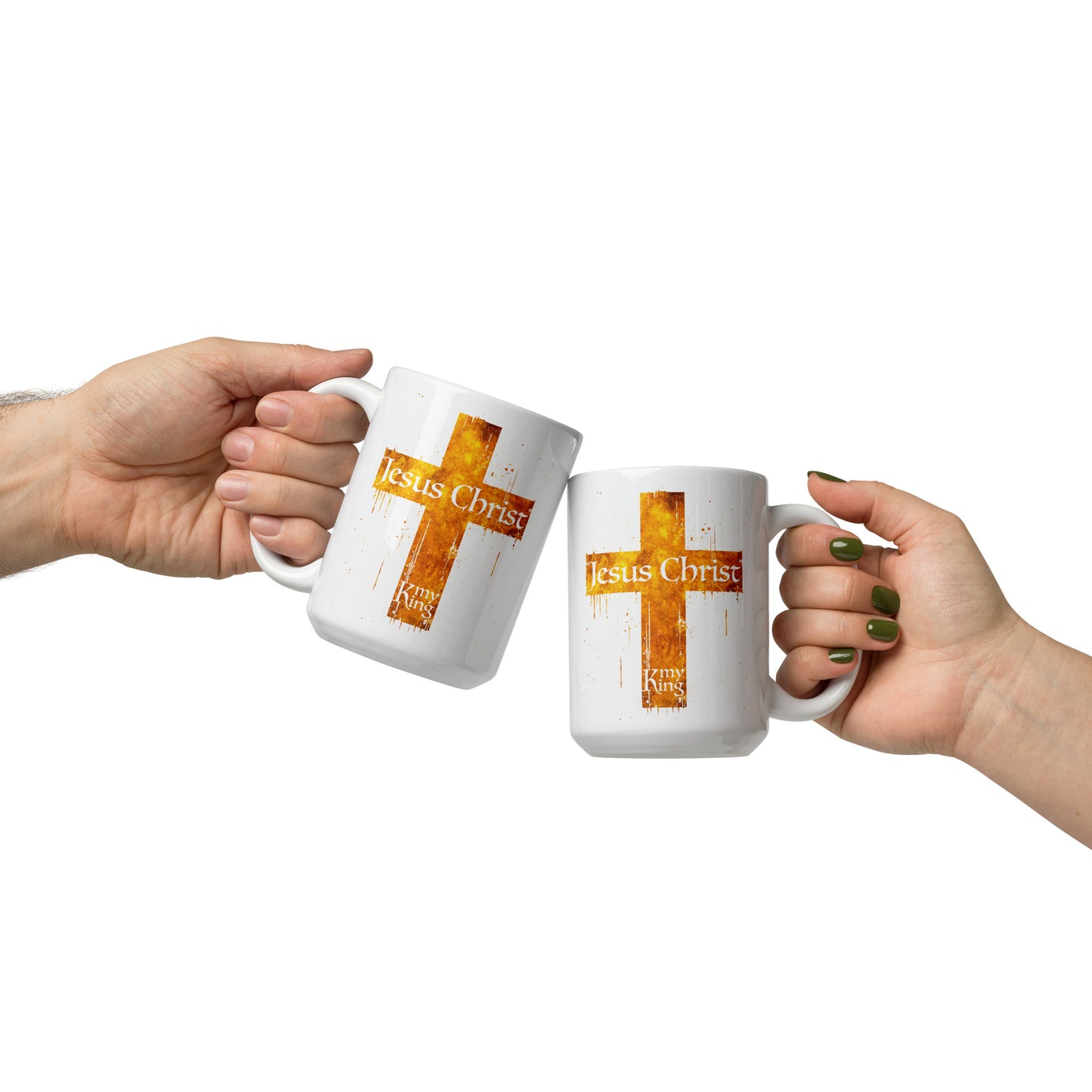 Jesus Christ MY KING Mugs
