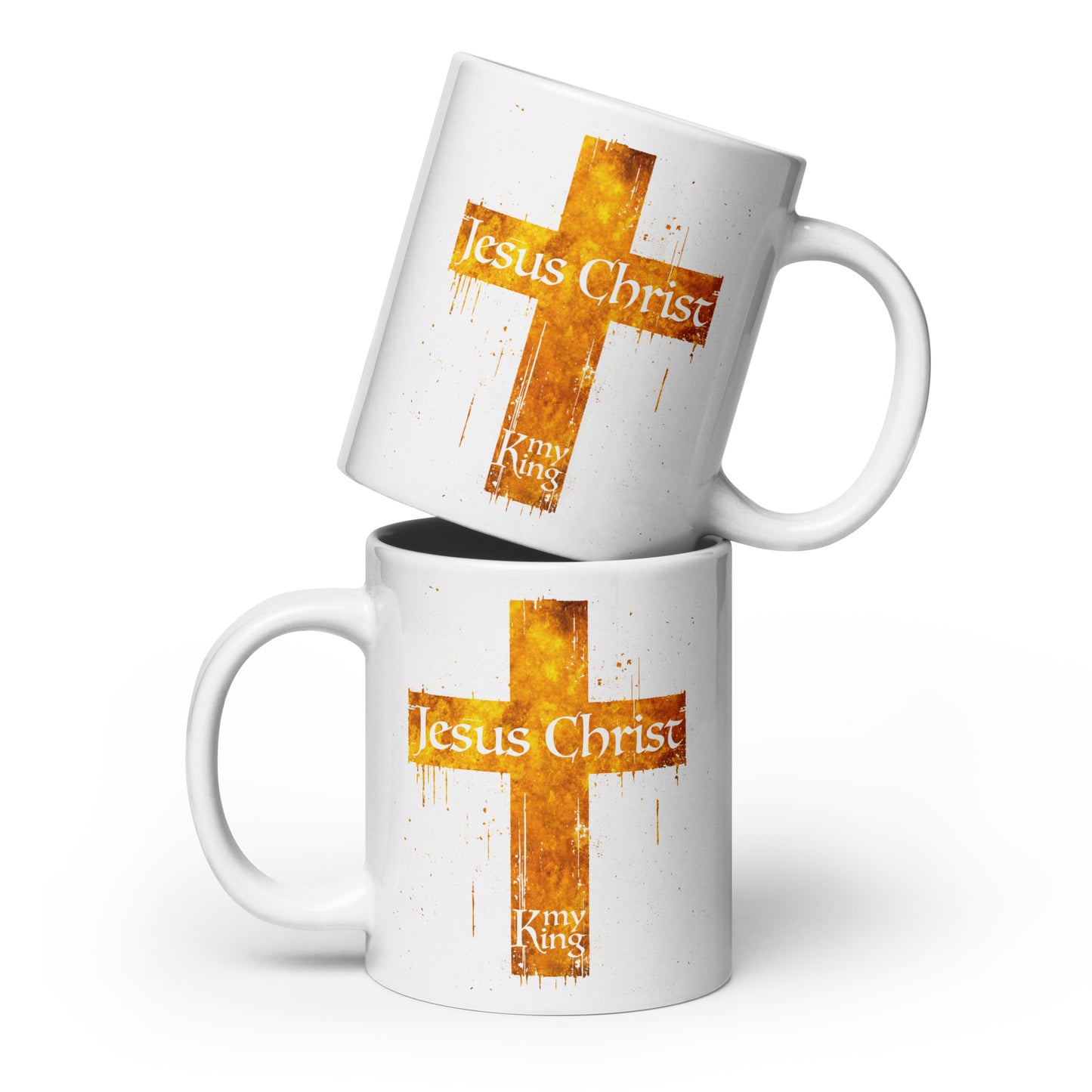 Jesus Christ MY KING Mugs