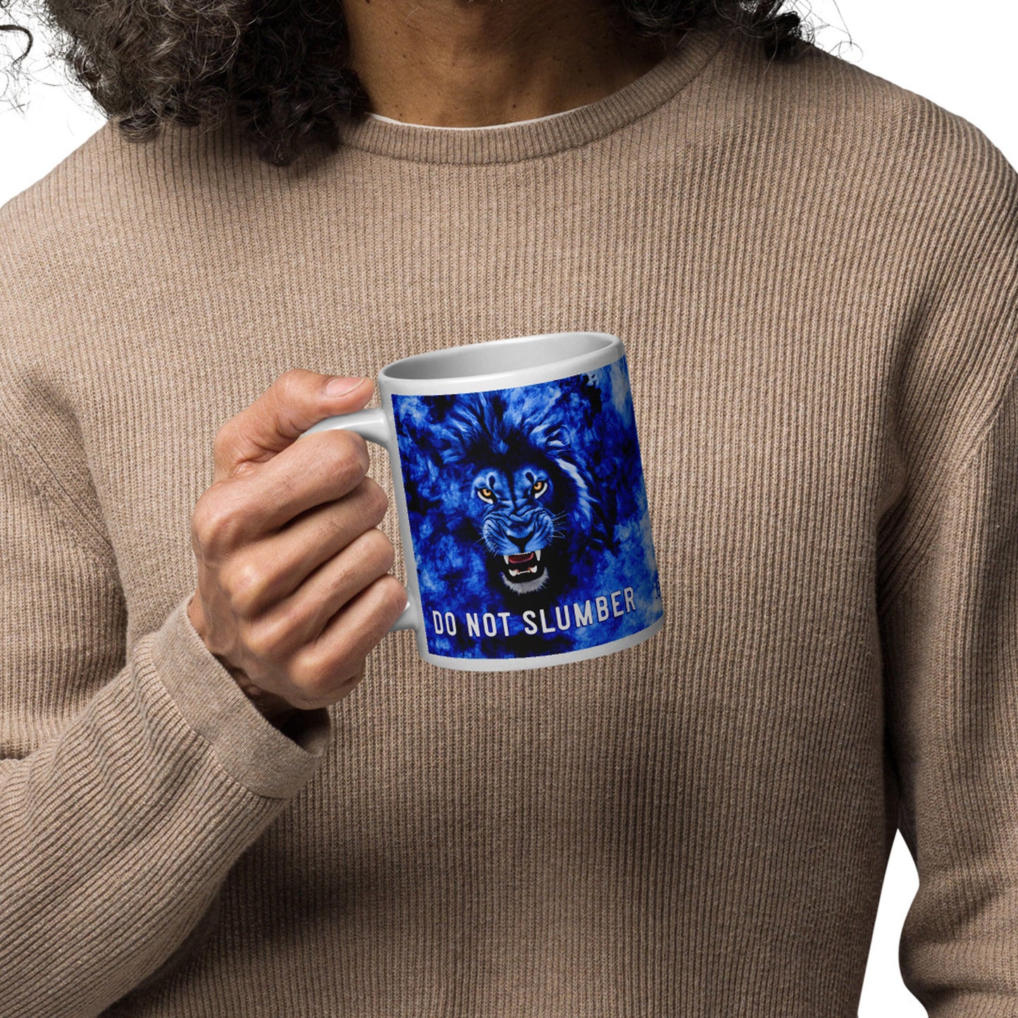DO NOT SLUMBER LION 1 Peter 5:8 Mug